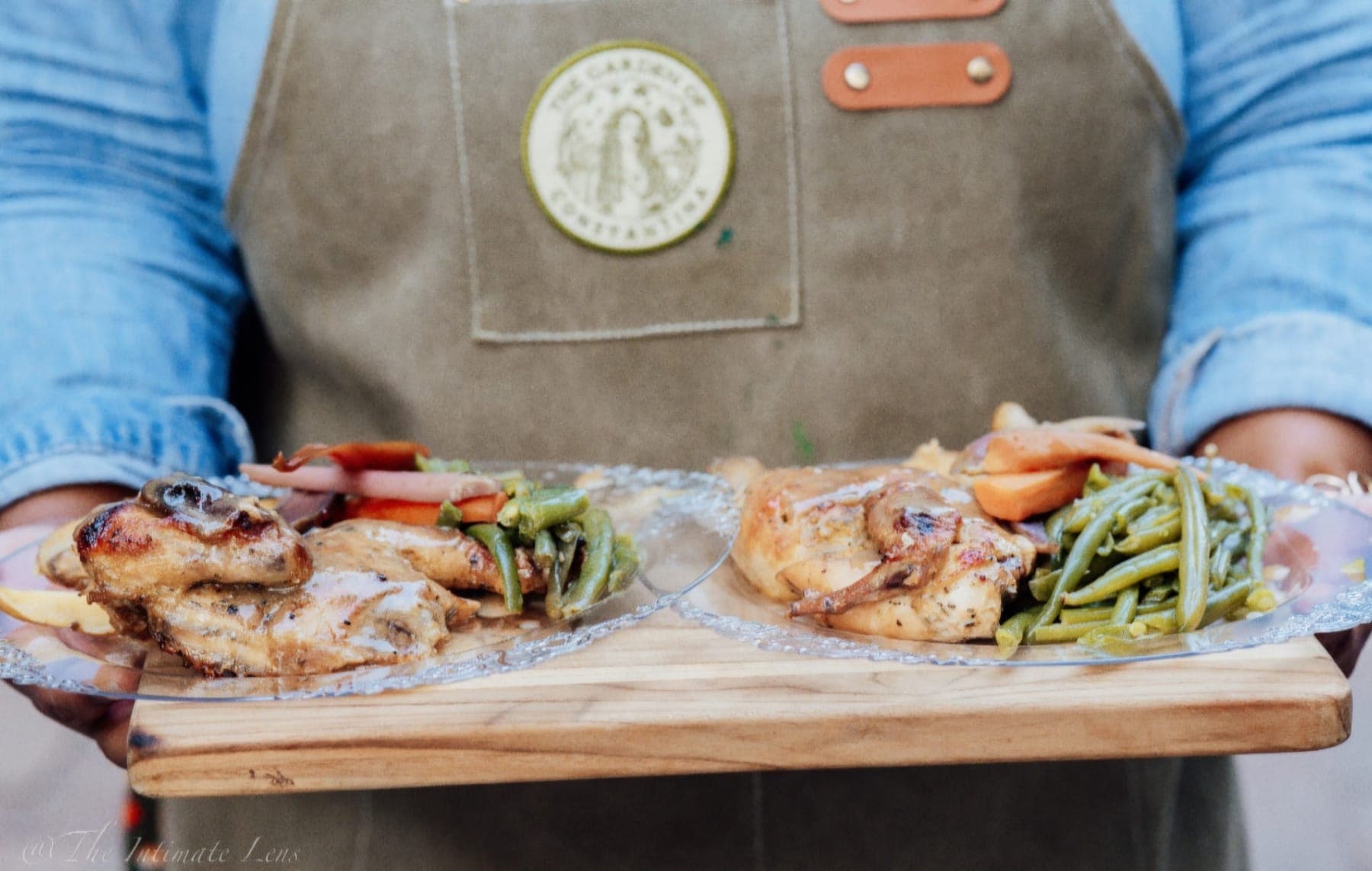 Roasted Chicken Plating