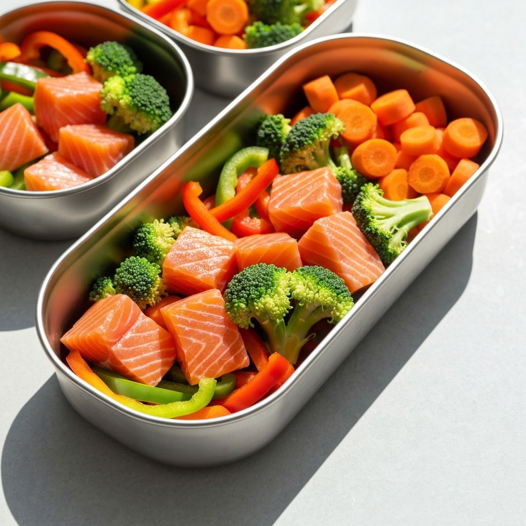 Salmon meal prep