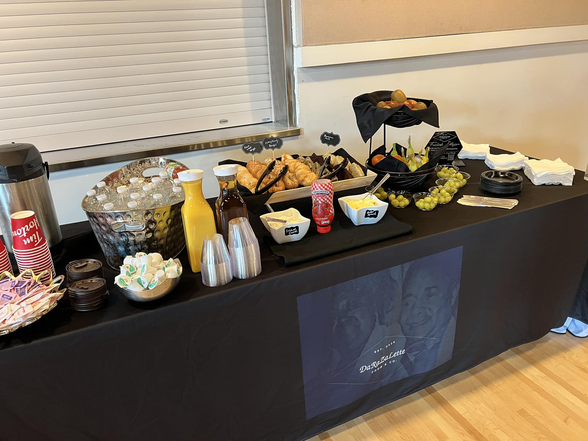 Corporate Breakfast Setup